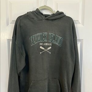 Fenwick Island Graphic Hoodie - Green